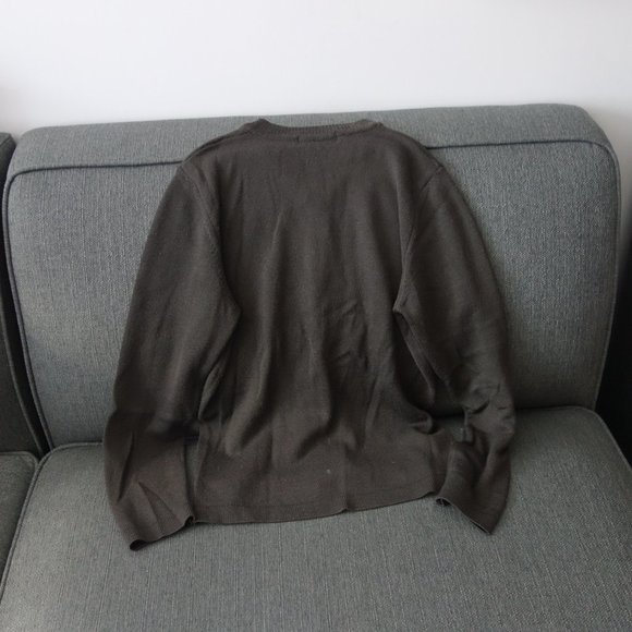 Diesel Gray V-Neck Sweater Size S - Picture 10 of 12